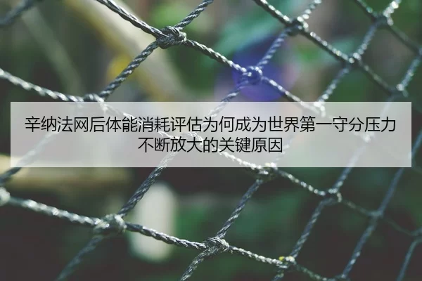 辛纳法网后体能消耗评估为何成为世界第一守分压力不断放大的关键原因