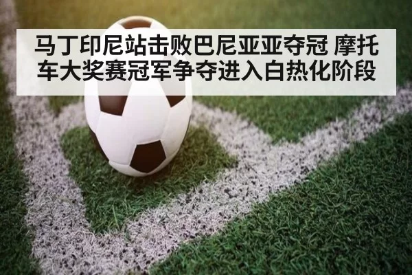 马丁印尼站击败巴尼亚亚夺冠 摩托车大奖赛冠军争夺进入白热化阶段